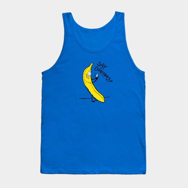 Demetri's Say Bananas selfie shirt - Cobra Kai T-Shirt Tank Top by GeekGiftGallery